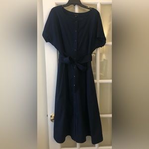 Talbot midi dress with pockets